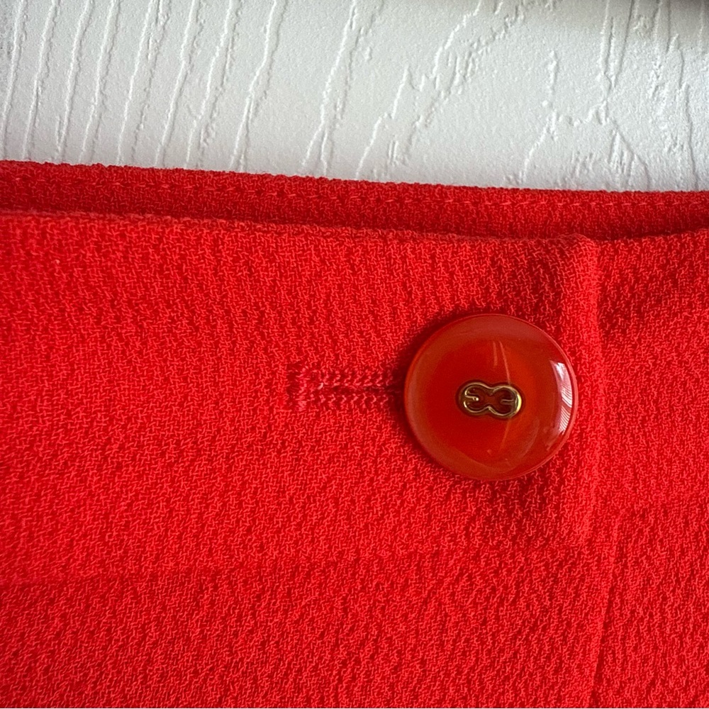 EUC ESCADA Red Wool Set Blazer Jacket and Pants - Picture 13 of 15